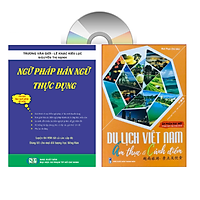 Sách - combo: Ngữ Pháp Hán Ngữ Thực Dụng +Du lịch Việt Nam ẩm thực và cảnh điểm có phiên âm có mp3 nghe + DVD tài liệu