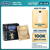 Bao cao su Durex Kingtex 3 bao
