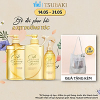 Bộ Ba Chăm Sóc Tóc Phục Hồi Ngăn Rụng Tóc Tsubaki Gội Xả (490ml/chai) + Xịt Dưỡng Tóc 220ml-95243