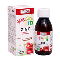 SPECIAL KID ZINC - Siro Bổ sung Kẽm -Hỗ trợ tăng cường sức đề kháng cho trẻ - Tác dụng tập trung - Nhập khẩu Pháp (125ml)