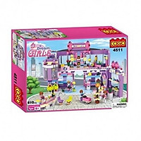 Hộp đồ chơi lắp ráp nhà - lắp ráp siêu thị cho bé gái Dream Girls 4511