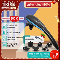 Máy Massage Cầm Tay Đa Năng Cao Cấp KINGTECH LUX-900 - Mát Xa Toàn Thân, Chuyên Sâu Cho Lưng, Cổ, Vai, Gáy Cánh Tay - Chính Hãng