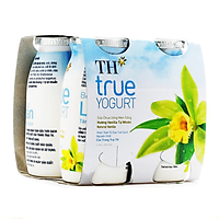 Sữa chua uống men sống TH True Milk vani 100ml*4 - 11009