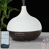 Combo Máy Khuếch Tán/ Máy Xông Tinh Dầu Cổ Cao Pro Có Điều Khiển Từ Xa + Tinh Dầu Nguyên Chất TIDAMO (Tự Chọn) - Xông Tinh Dầu Thơm Phòng Thư Giãn, Đuổi Muỗi và Bảo Vệ Sức Khỏe