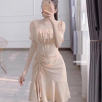 Đầm rút dây đuôi cá
