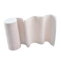 Breathable Cotton Elastic Bandage Compression Wrap with Closure 3