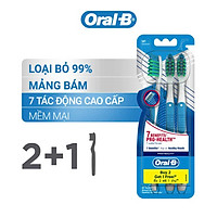 Bộ Bàn Chải Đánh Răng Oral-B 7 Tác Động (Mua 2 tặng 1)