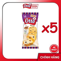 CHÍNH HÃNG Combo 5 Gói Bánh Bông Lan Tươi Otto Nho Khô 38g