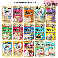 Pate Nekko dạng gói cho mèo 70gr