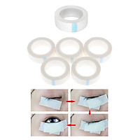 6 Rolls White Fabric Eyelash Tapes Lint Free For Eyelash Extensions Supply