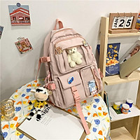 Balo đi học Nữ màu pastel nhẹ nhàng xinh xắn phong cách Hàn Quốc Ulzzang BF02