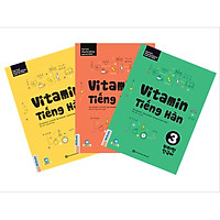 Combo Trọn Bộ 3 Cuốn: Vitamin Tiếng Hàn Tập 1, 2, 3 (Học Kèm App: MCBooks Application) (T