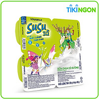 Sữa Chua Ăn Susu IQ Loại Có Đường - Vỉ 4 Hộp x 80g