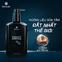 Sữa tắm nam hương nước hoa Bergami Savage
