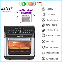 Nồi Chiên Không Dầu KALITE KL-1200 1800W - Hàng Chính Hãng