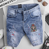 QUẦN SHORT JEAN NAM CHẤT BÒ MẪU MỚI SIÊU HOT THỜI TRANG CAO CẤP FA001