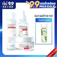 Combo Nước Thần, Serum, Kem Dưỡng Angel's Liquid Whitening Program Glutathione Dưỡng Trắng, Dưỡng Ẩm Cho Da (230ml)