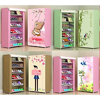 Tủ giày 3D 7 tầng 6 ngăn