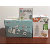 Combo máy hút sữa spectra 9 plus Hàn Quốc+máy hâm sữa fatz baby+30 túi trữ sữa unimom Bảo hành 24 tháng chọn size phểu 16/20/24/28/32mm