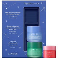 Bộ mặt nạ ngủ được yêu thích phiên bản cải tiến LANEIGE Night Rescue Kit 3 món