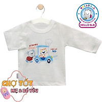 ÁO TAY DÀI TRẮNG HELLO B&B