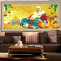 Tranh Đính Đá PHẬT DI LẠC (chưa đính)