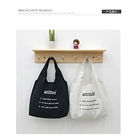 Túi tote vải canvas attiude dành cho phụ nữ
