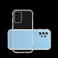 Ốp Lưng CHỐNG SỐC, CÓ GỜ BẢO VỆ CAMERA Cho Điện Thoại SAMSUNG GALAXY A72 - Ốp Silicone dẻo trong suốt, cạnh viền nhám chống trượt - Hàng Chính Hãng