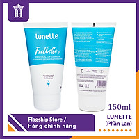 Nước vệ sinh cốc nguyệt san Lunette Feelbetter, Phần Lan - Sản phẩm chuyên dụng dùng vệ sinh, khử trùng cốc nguyệt san nhanh chóng, khử mùi, giữ cốc bền màu - Dạng gel đặc cho thời gian sử dụng dài lâu - Tuýp 150ml - Hàng chính hãng