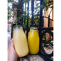 Combo 12 chai thủy tinh nắp vặn đựng nước trái cây, sữa hạt