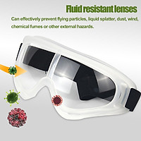 Safety Goggles Glasses Anti Germ Dust Medical Lab Work Eye Protective Eyewear