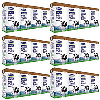COMBO 6 LỐC SỮA TƯƠI TIỆT TRÙNG VINAMILK 100% SÔCÔLA - LỐC 4 HỘP X 110ML