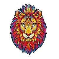 Đồ chơi xếp hình gỗ wooden jigsaw puzzles Mysterious Lion 173 mảnh ghép- M size