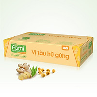 Thùng Sữa Đậu Nành Fami Nguyên Chất Vị Tàu Hũ Gừng (200ml x 36 Hộp)