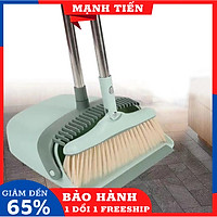 Bộ chổi quét nhà kèm ky hốt rác tiện lợi tháo rời được cao 90cm kèm 10 khăn lau chén BaoAn - Hàng chính hãng - màu ngẫu nhiên