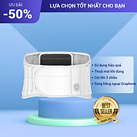Đai Massage Hỗ Trợ Giảm Đau Lưng, Định Hình Cột Sống, Chườm Nóng Lưu Thông Máu Và Giảm Đau, 3 Mức Nhiệt Tùy Chỉnh