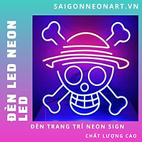 Đèn LED neon sign hình CỜ ONE PIECE | Saigonneonart | Sử dụng điện 12V | Chuyên dùng trang trí tường, trang trí phòng ngủ, trang trí nhà , trang trí quán coffee, trang trí cửa hàng.
