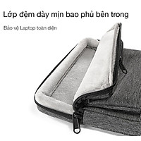 Túi Đeo TomToc (USA) 360* Shoulder Bags MacBook Pro 13'' New/ MacBook Air13'' 2019 Gray- A42-C02G chính hãng