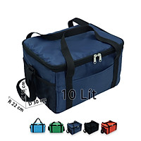 Túi Giữ Nhiệt Cỡ Nhỏ 10 11 Lít KhoNCC Hàng Chính Hãng - Phù Hợp Quán Ăn Uống Cafe Trà Sữa - NKT-TGN10L-7047-XD (Nhiều màu)