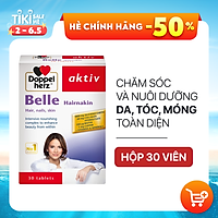 Viên uống chăm sóc và nuôi dưỡng da, tóc, móng Doppelherz Aktiv Belle Hairnakin (Hộp 30 viên)