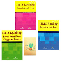 Combo IELTS Recent Actual Tests :Listening, Reading, Speaking ( Tặng Kèm Sổ Tay)
