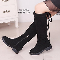 Bốt cao cổ cho bé gái 6 - 12 tuổi cao đến đầu gối cho bé gái điệu đà duyên dáng GC53