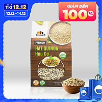 Hộp Mix 3 loại Hạt Quinoa (Diêm mạch) Smile Nuts 500g - Gồm Quinoa Trắng, Quinoa Đen và Quinoa Đỏ - Mixed Quinoa Seed Smile Nuts 500g