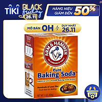 Bột Baking Soda Arm & Hammer Đa Công Dụng, Làm Bánh, Làm Trắng Răng Hiệu Quả, Tẩy Rửa Sạch Nhà Cửa, Giày Dép, Khử Mùi Tanh (454gram/hộp) - Nhập Khẩu Từ Mỹ