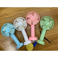 Quạt mini tích điện cầm tay có đế để bàn - để điện thoại siêu hot- Lỗi 1 Đổi 1