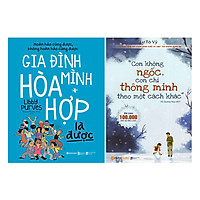 Combo Con Không Ngốc, Con Chỉ Thông Minh Theo Một Cách Khác + Gia Đình Mình Hòa Hợp Là Được (2 quyển)