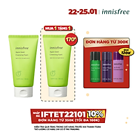 Sữa rửa mặt làm sạch sâu Innisfree Apple Seed Soft Cleansing Foam 131171066 (150g)