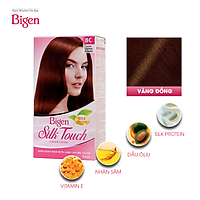 Thuốc nhuộm dưỡng tóc phủ bạc thảo dược Bigen Silk Touch Thương hiệu Nhật Bản Sắc Màu trẻ trung 80ml dạng kem