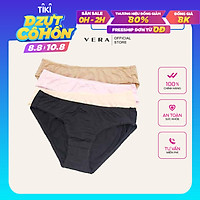 Combo 6 quần lót Bikini nữ Vera màu ngẫu nhiên VBQB6323