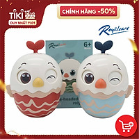 Đồ chơi lật đật cho bé hình quả trứng dễ thương kêu leng keng Royalcare 0820-RC-822-222 - đồ decor trang trí phòng bé